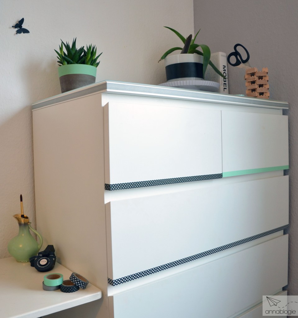 Ikea Malm mit Washi Tape