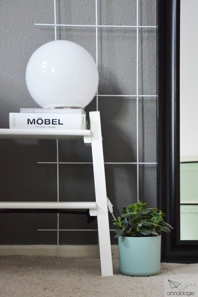 Schlafzimmer in der Trenfarbe Manhatten - annablogie