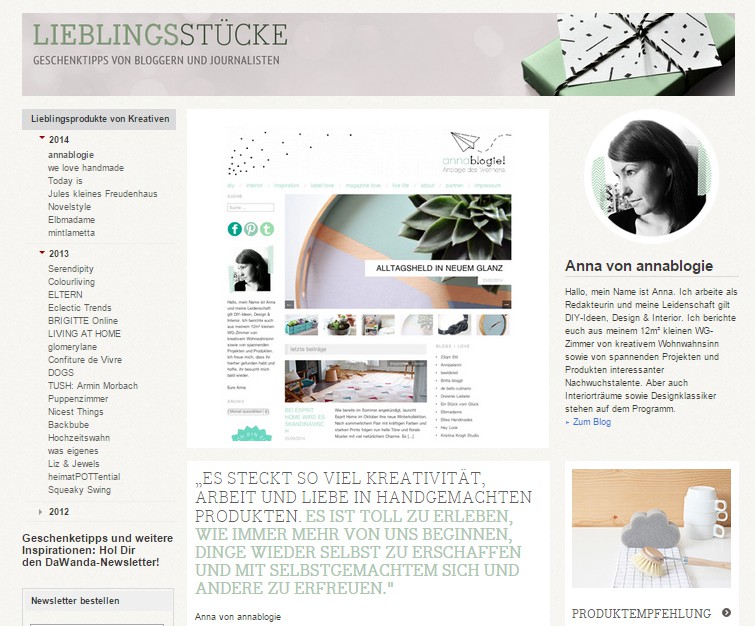 annablogie bei DaWanda