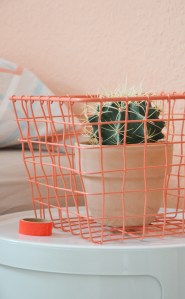 Korb in Apricot - annablogie