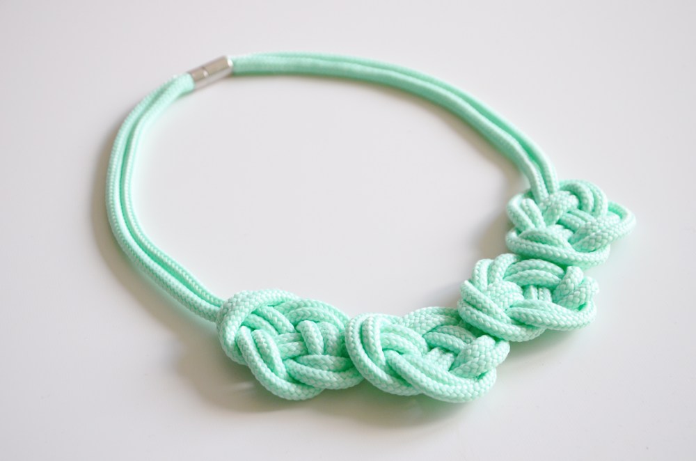 Statementkette aus Kletterseil - annablogie