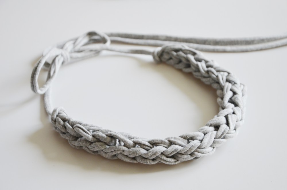 Statementkette aus Textilgarn - annablogie