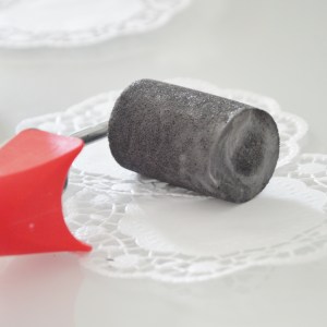 Farbrolle und Tortenspitze - annablogie