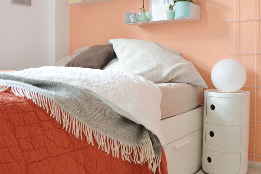 Schlafzimmer Bettüberwurf annablogie