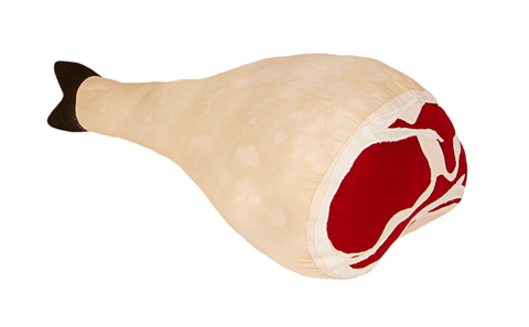 Das Schinkenkissen von Aufschnitt