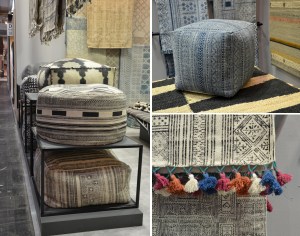 Orientalische Poufs auf der DOMOTEX 2016