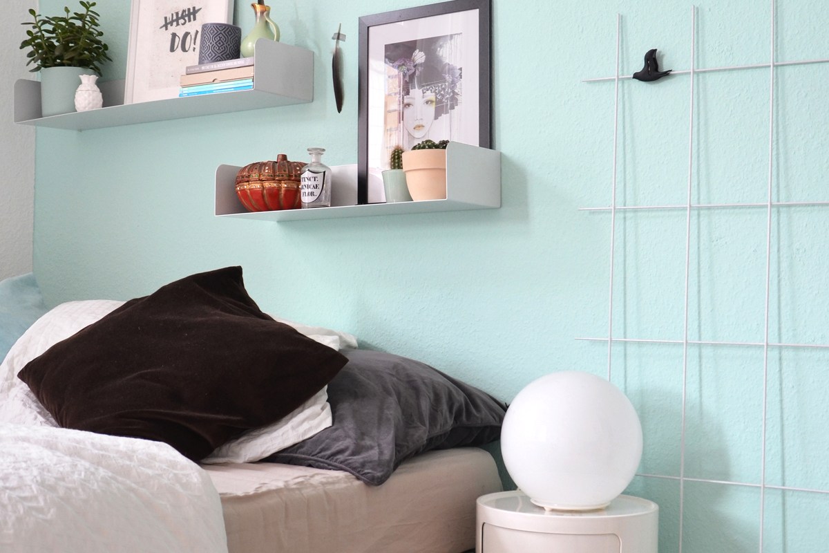 Schlafzimmer-Umstyling in Mint