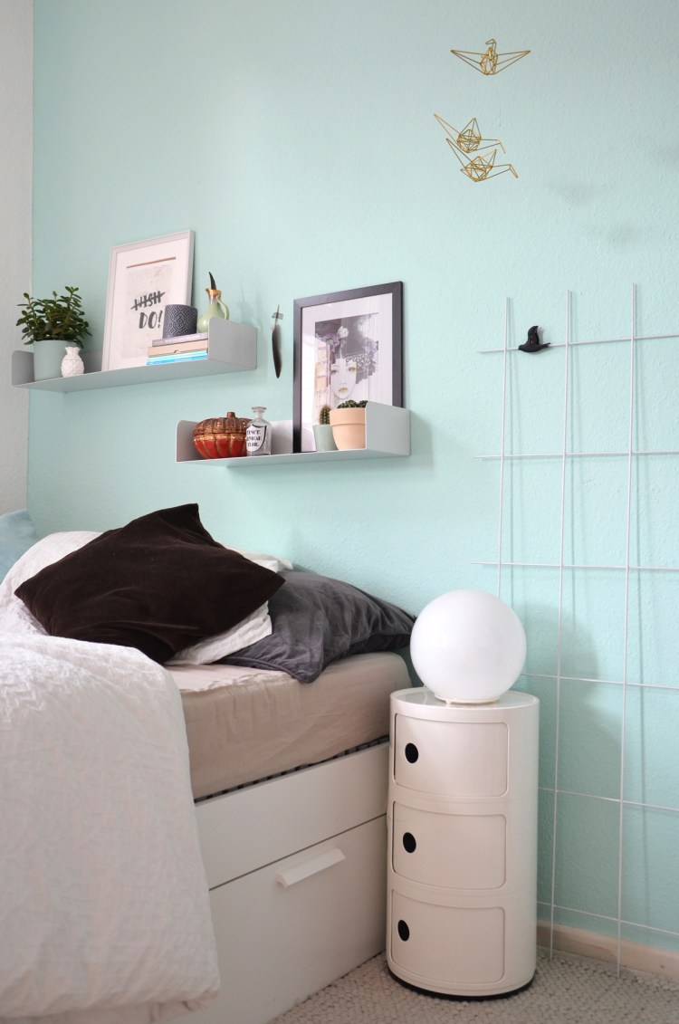 Schlafzimmer-Umstyling in Mint