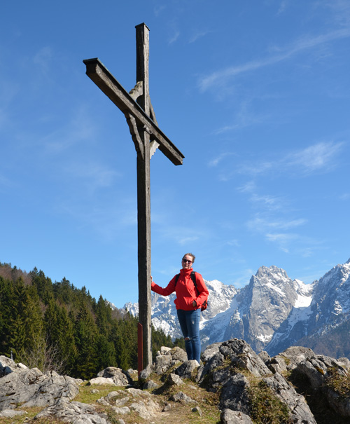 Ich habe gekämpft, aber ich habe es geschafft! Bis ganz nach oben und noch ein bisschen höher.