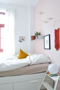 Sommerfarben im Schlafzimmer