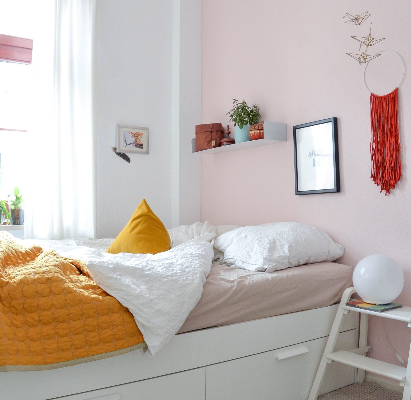 Sommerfarben im Schlafzimmer