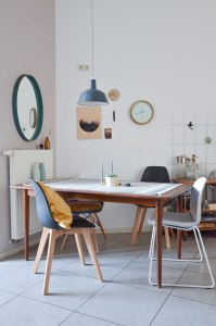 Wandfarbe Pergament von Schöner Wohnen im Wohnzimmer