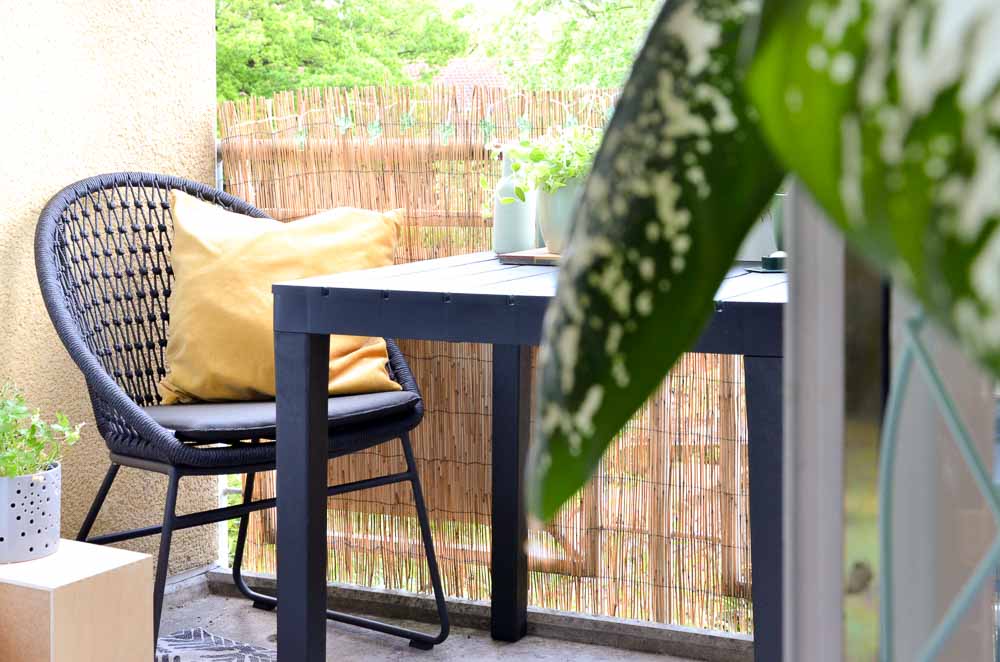 Balkonideen für einen Stadtbalkon