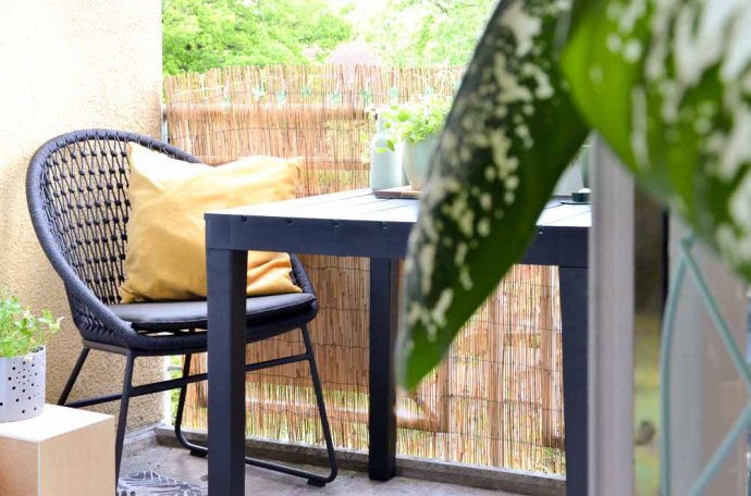 Balkonideen für einen Stadtbalkon