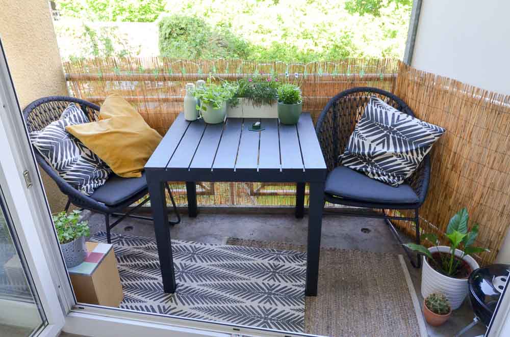 Balkonideen für einen Stadtbalkon